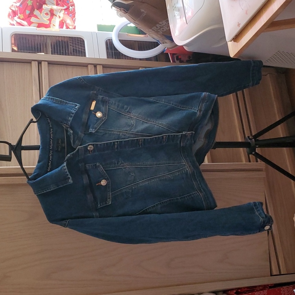Baby Phat denim jacket with gold buttons size 2X